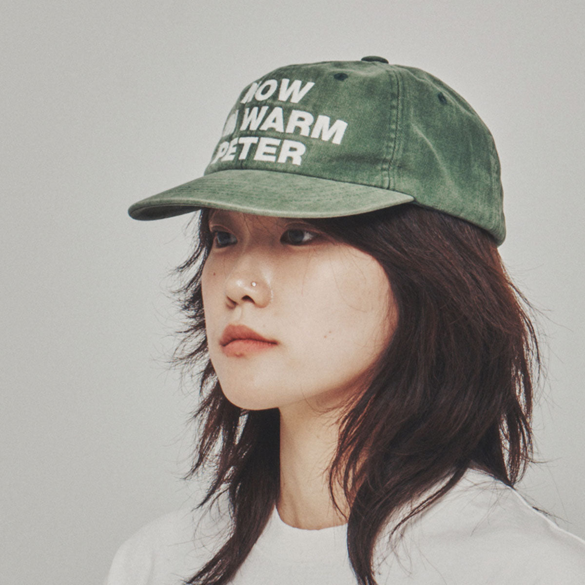 MY NAME IS PETER - 6 PANEL NOW I'M WARM PETER CAP GREEN