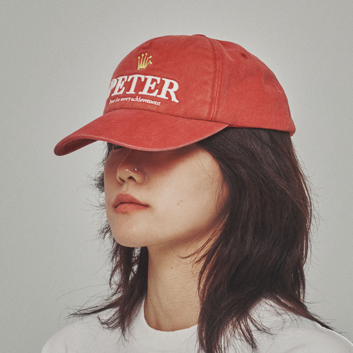 MY NAME IS PETER - 5 PANEL PREX CAP RED