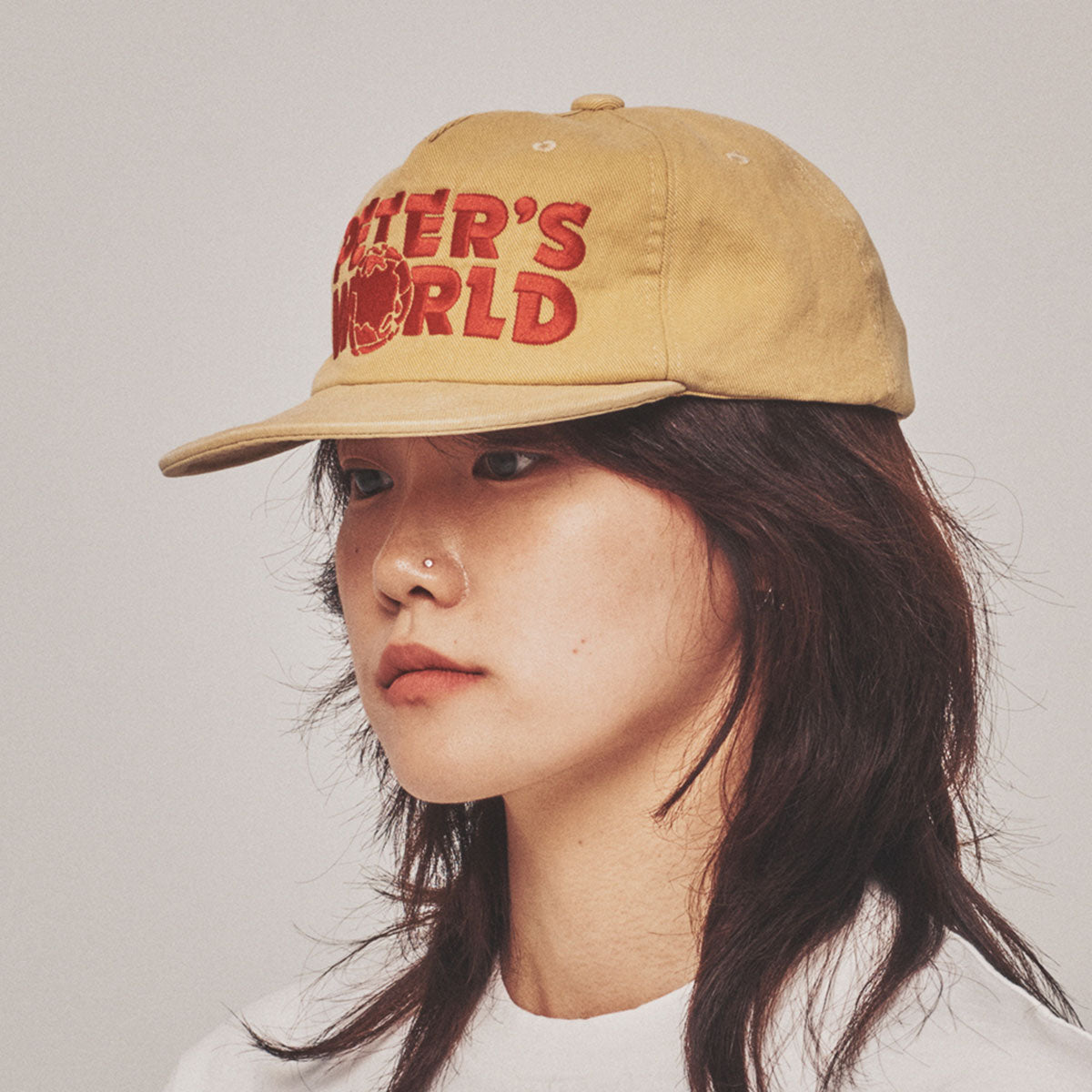 MY NAME IS PETER - 5 PANEL PETER'S WORLD CAP YELLOW