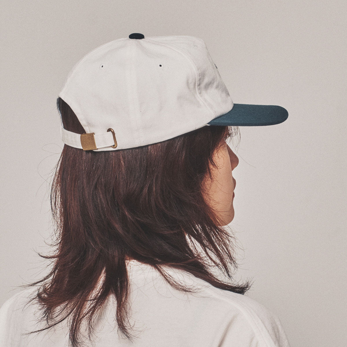 MY NAME IS PETER - 5-PANEL PETER APPLIQUE CAP WHITE/NAVY