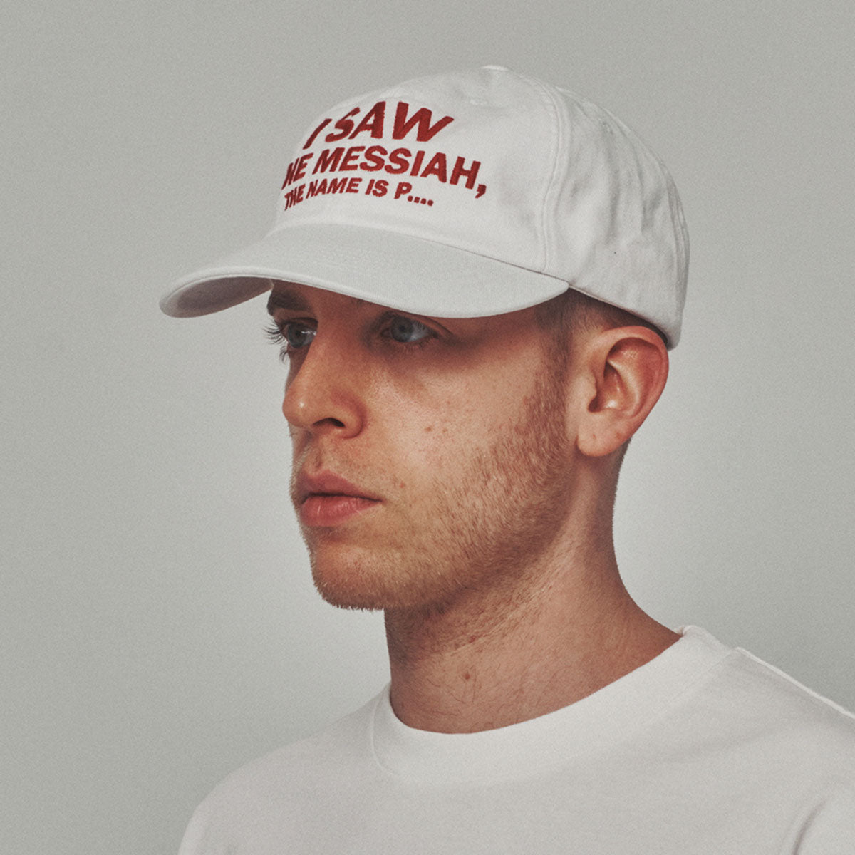 MY NAME IS PETER - 6 PANEL MESSIAH CAP WHITE