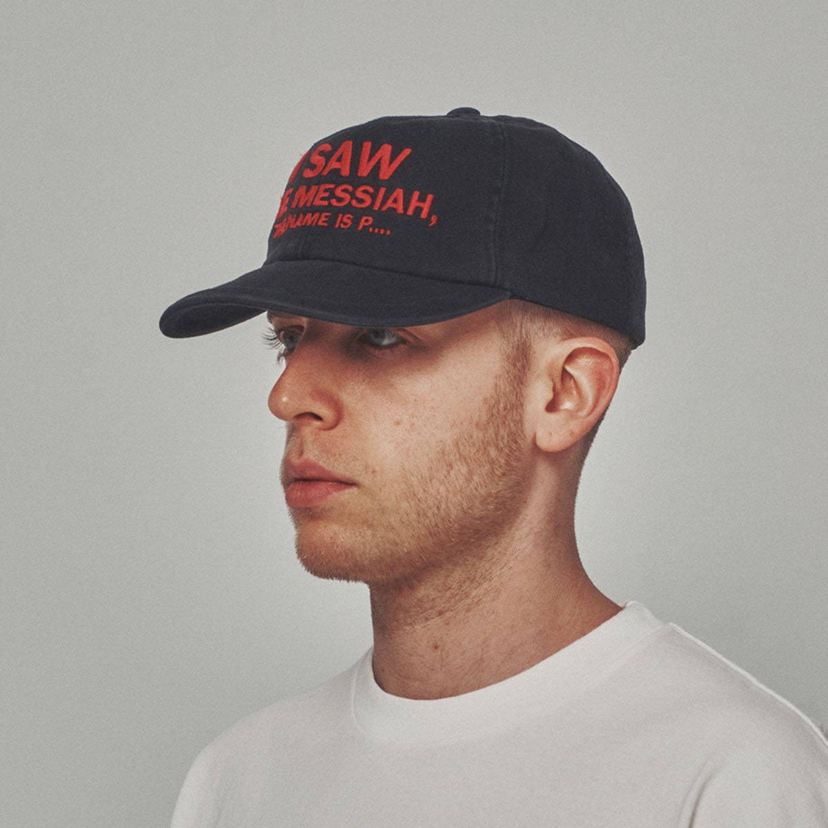 MY NAME IS PETER - 6 PANEL MESSIAH CAP BLACK