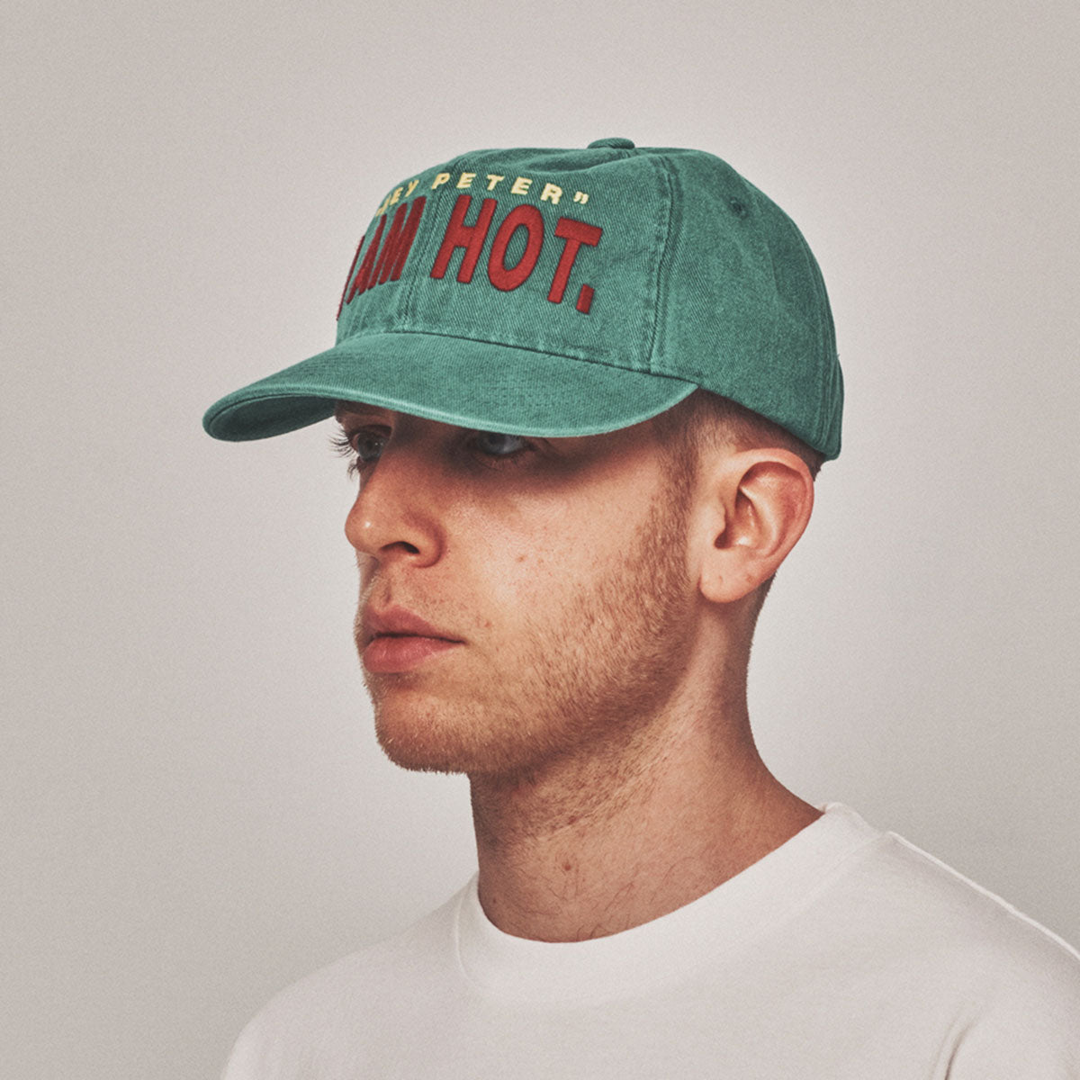 MY NAME IS PETER - 6 PANEL I AM HOT CAP GREEN