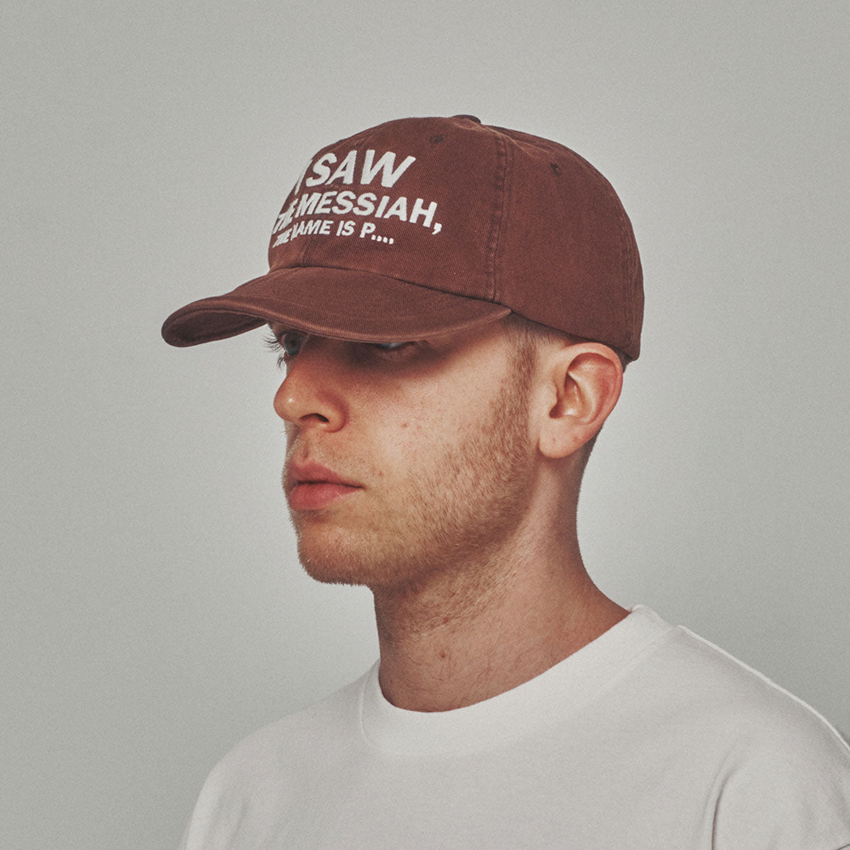 MY NAME IS PETER - 6 PANEL MESSIAH CAP BROWN