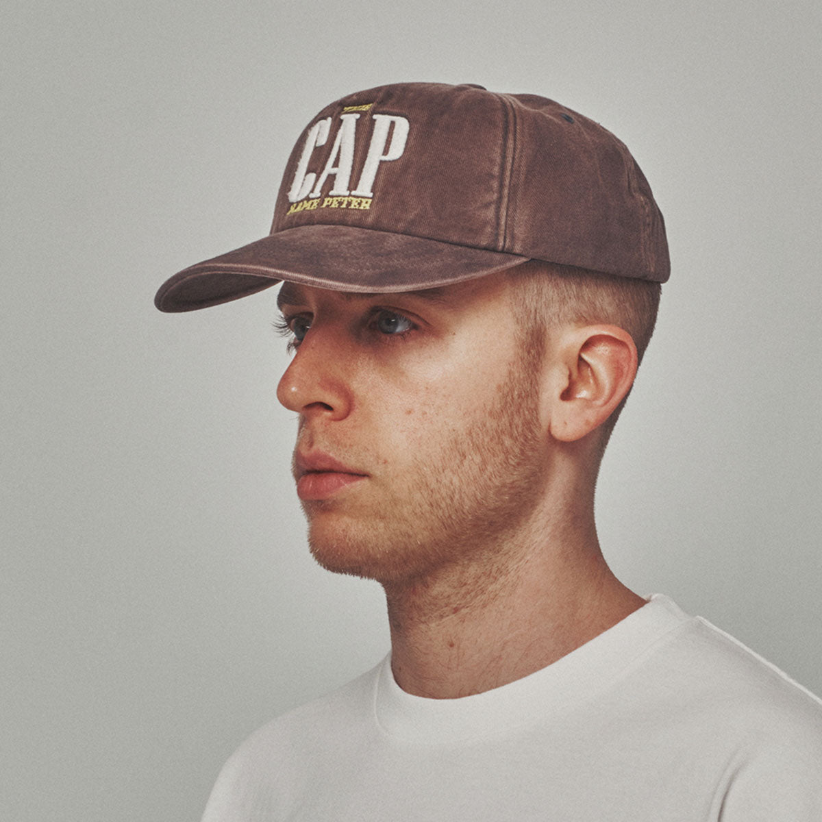 MY NAME IS PETER - 5 PANEL THIS 'CAP' CHARCOAL