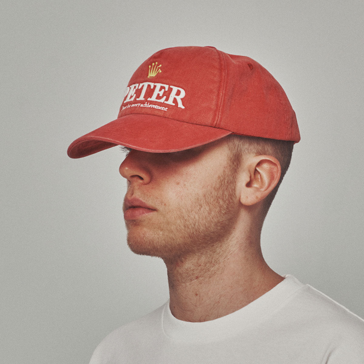 MY NAME IS PETER - 5 PANEL PREX CAP RED