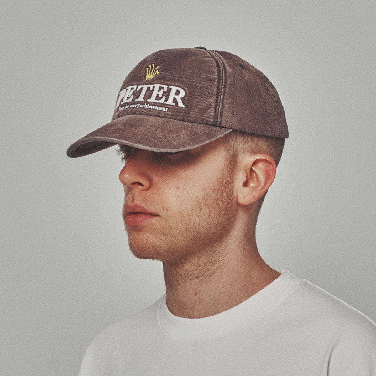 MY NAME IS PETER - 5 PANEL PREX CAP CHARCOAL
