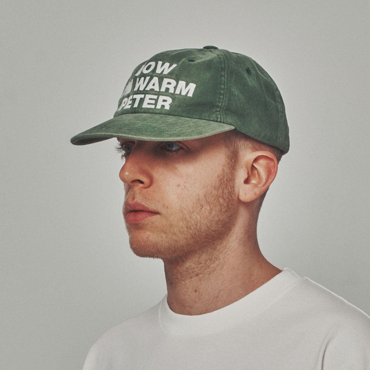 MY NAME IS PETER - 6 PANEL NOW I'M WARM PETER CAP GREEN