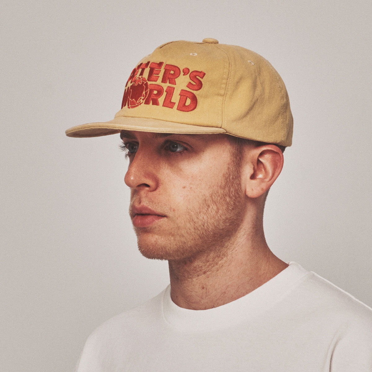 MY NAME IS PETER - 5 PANEL PETER'S WORLD CAP YELLOW