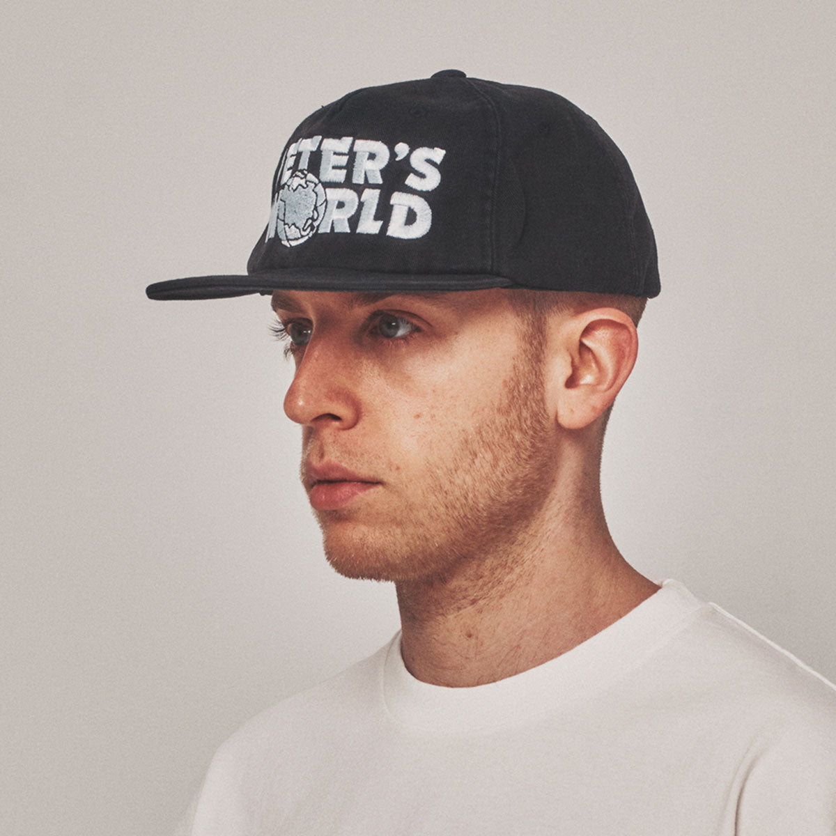 MY NAME IS PETER - 5-PANEL PETER'S WORLD CAP BLACK