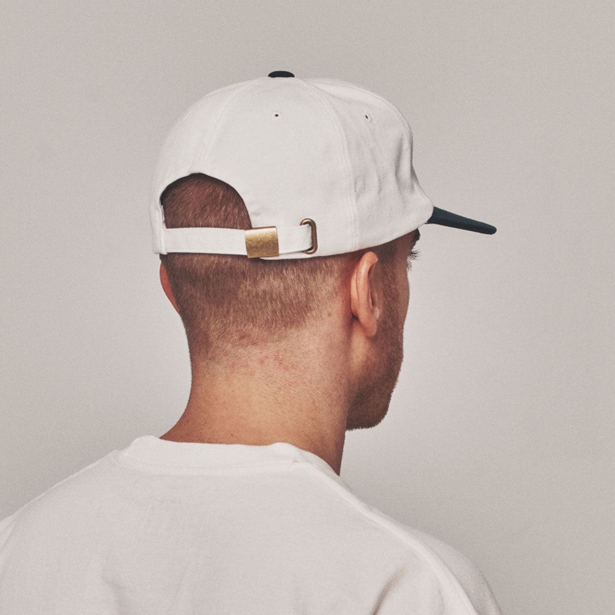 MY NAME IS PETER - 5-PANEL PETER APPLIQUE CAP WHITE/NAVY