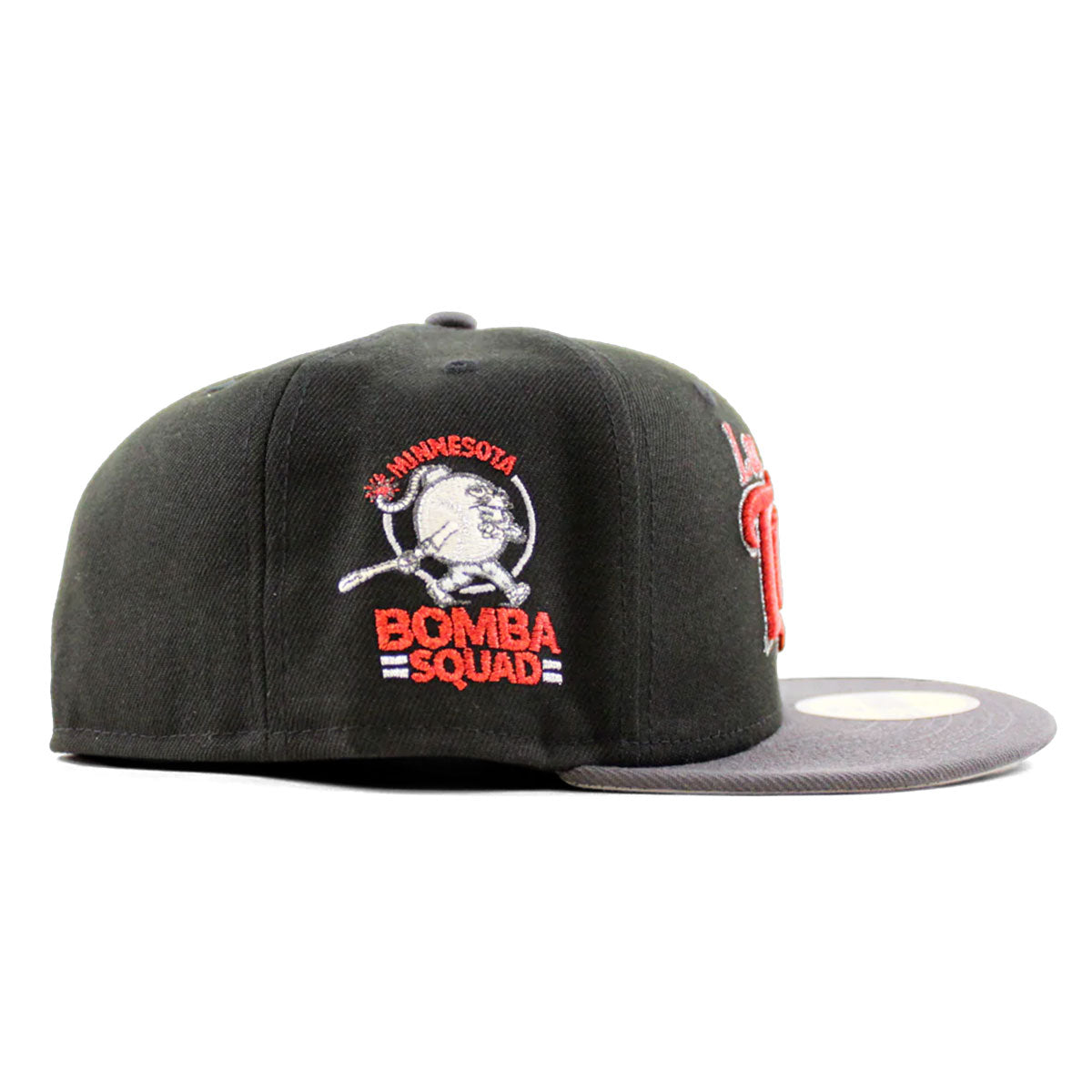NEW ERA 明尼蘇達雙城 - 59FIFTY BOMBS SQUAD 黑色 深灰色