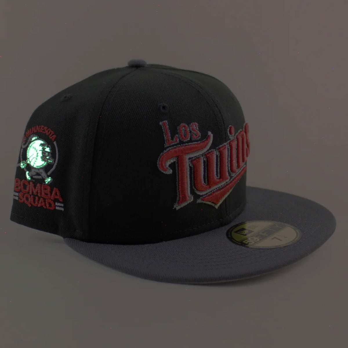 NEW ERA 明尼蘇達雙城 - 59FIFTY BOMBS SQUAD 黑色 深灰色