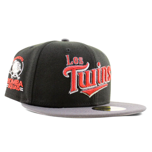 NEW ERA Minnesota Twins - 59FIFTY BOMBS SQUAD BLACK DARK GRAY