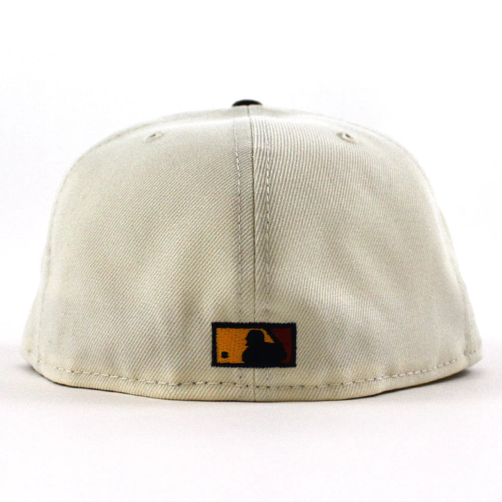 NEW ERA 奧克蘭運動隊 - 大象 59FIFTY CHROME 海軍藍