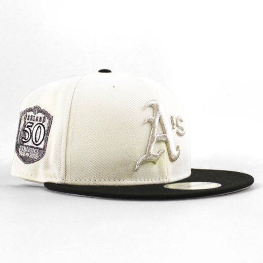 NEW ERA Oakland Athletics - 59FIFTY 50TH ANV CHROME/BLACK