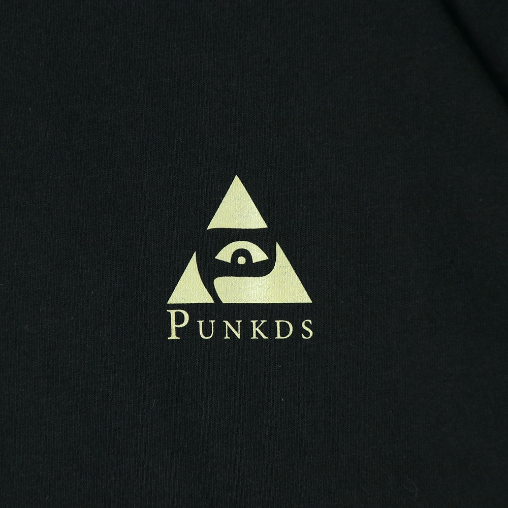 PUNK DRUNKERS - モナイツBIGロンTEE BLACK【PDS-25212A】
