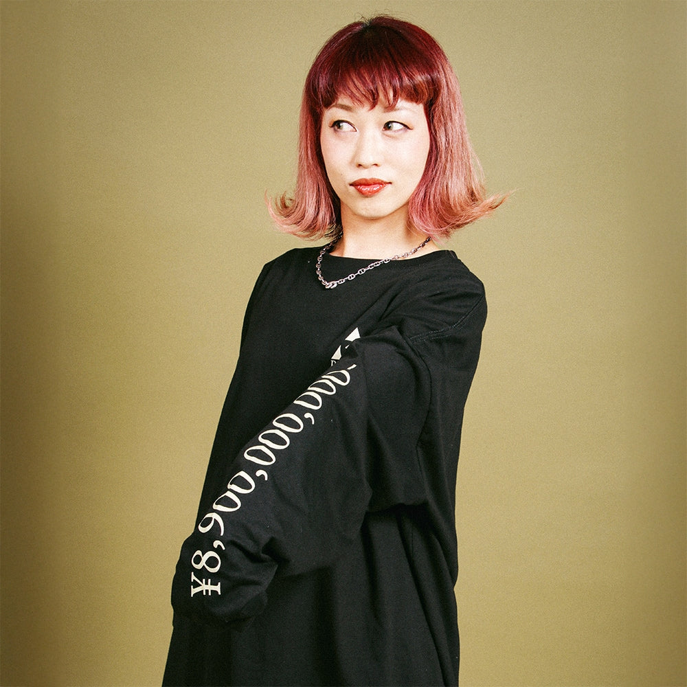 PUNK DRUNKERS - モナイツBIGロンTEE BLACK【PDS-25212A】