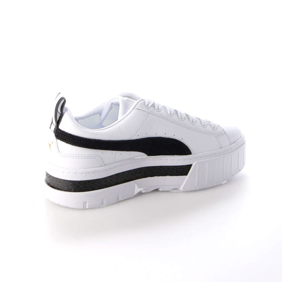 PUMA プーマ MAYZE LEATHER メイズレザー WMNS ウィメンズ WHITE/BLACK PU ホワイト/ブラック【381983-01】