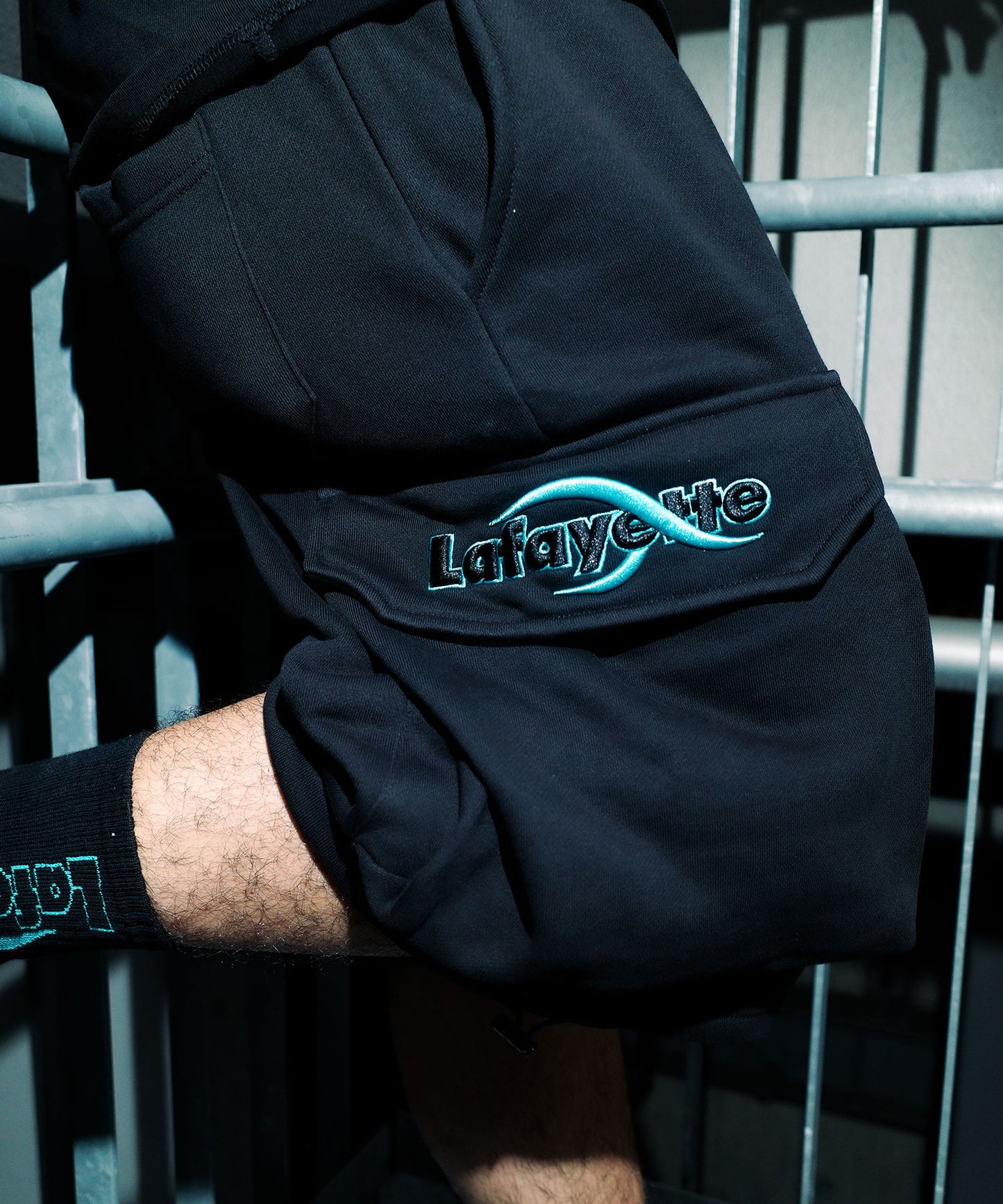 LFYT×EL REIGN - "STORM" WIDE SWEAT CARGO SHORTS 【LE241204】