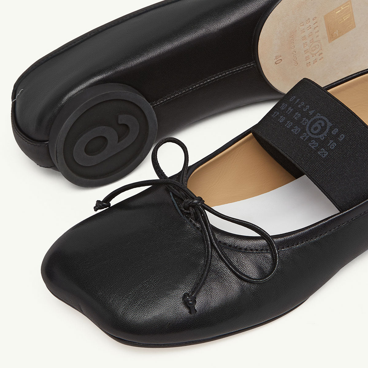 MM6 Maison Margiela - Anatomic Ballerinas BLACK 【S59WZ0099P3628T8013】