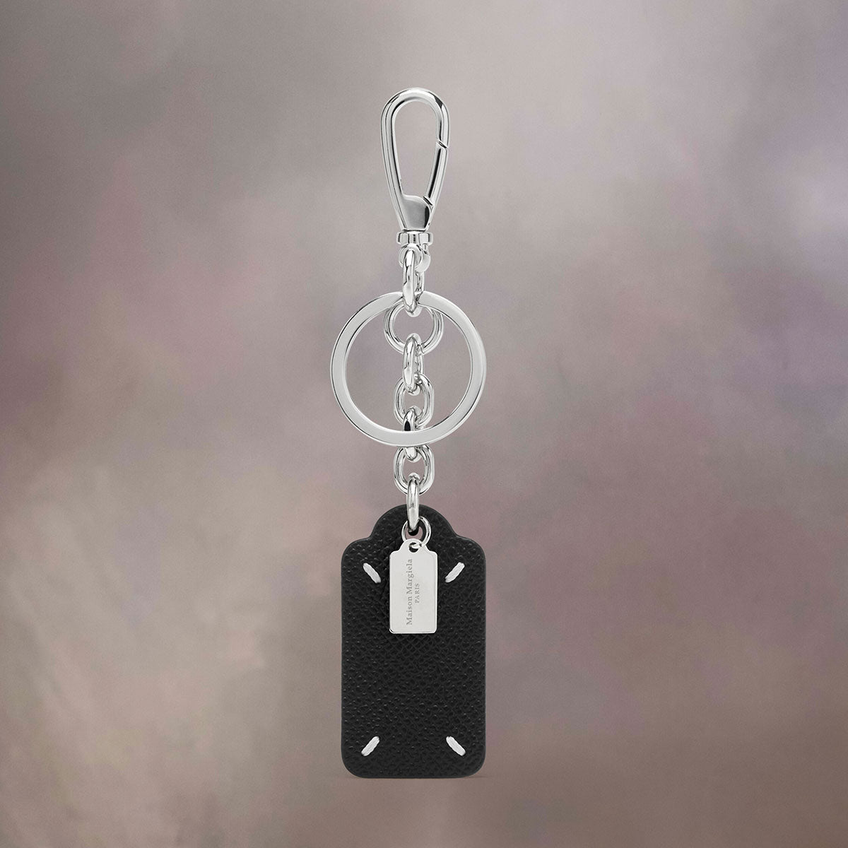 Maison Margiela - 4 Stitch Tag Keyring Black 【SA2UA0014P4745T8013】