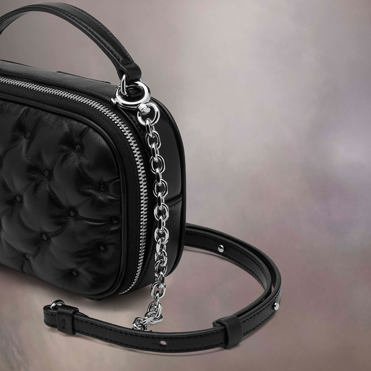 Maison Margiela - Glam Slam Camera Belt Bag Mini Black 【SB1WB0008P6434T8013】