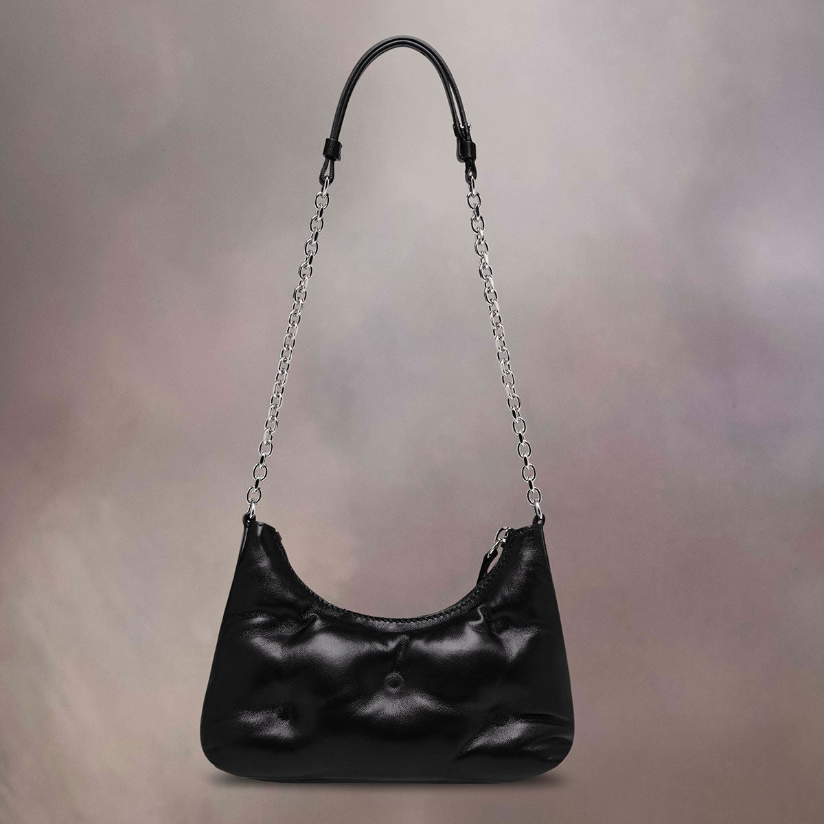 Maison Margiela - Glam Slam hobo micro Black 【SB1WG0021P4300T8013】