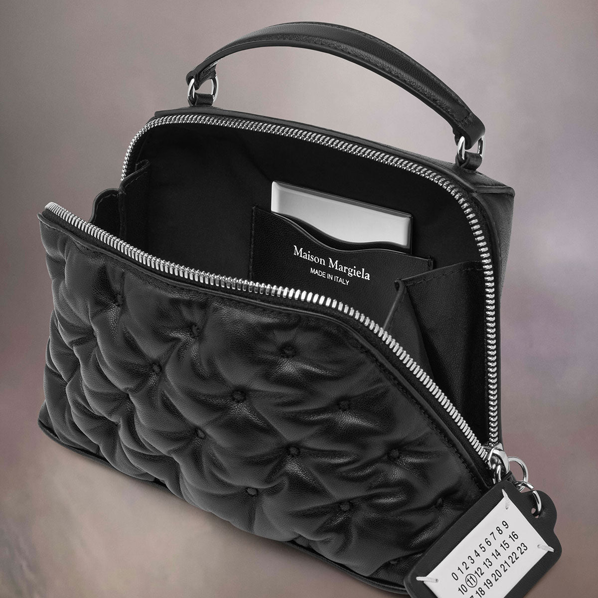 Maison Margiela - Glam Slam Trapezoid Bag Black 【SB1WG0065P6434T8013】