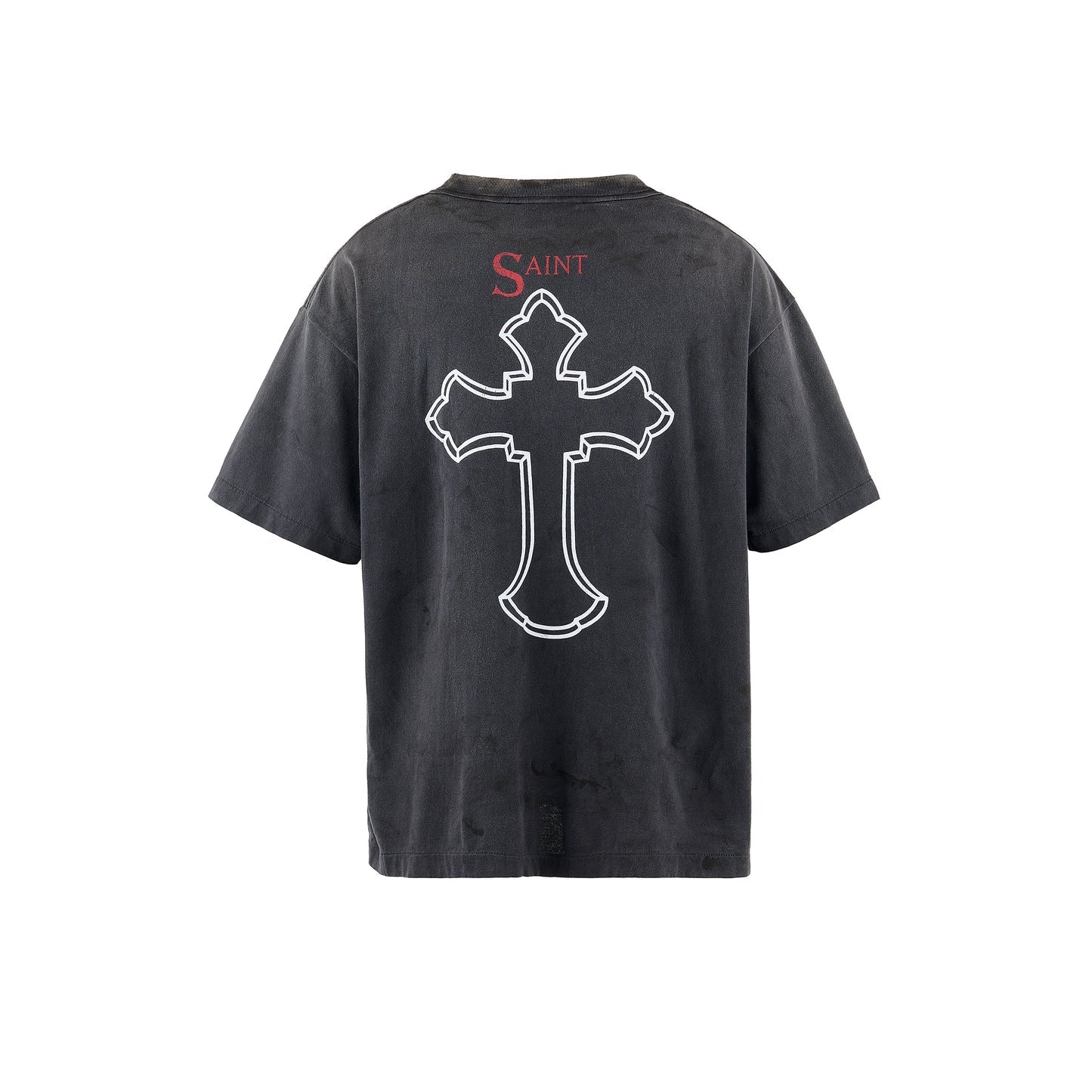 SAINT Mxxxxxx - 2PAC SS TEE BLACK【SM-HR8-0000-C14】