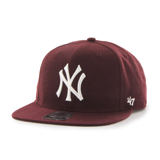 ’47 BRAND YANKEES SURE SHOT CAPTAIN DARK MAROON【SRS17WBP】
