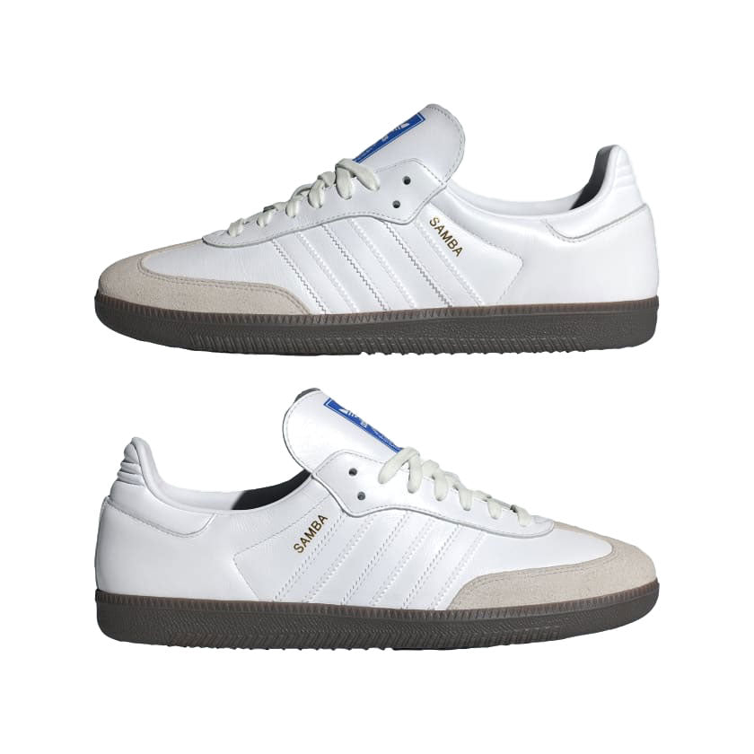 adidas - SAMBA OG MENS Cloud White / Cloud White / Gum【IE3439】