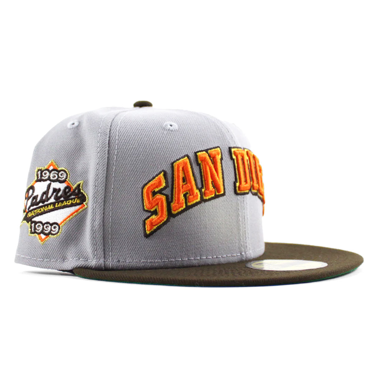 NEW ERA San Diego Padres - 59FIFTY 1969-1999 IL GRAY WALNUT