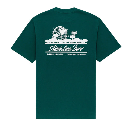 【6月中旬至6月下旬陸續出貨】Aimé Leon Dore Unisphere短袖T卹NOSCT000 BOTANICAL GREEN