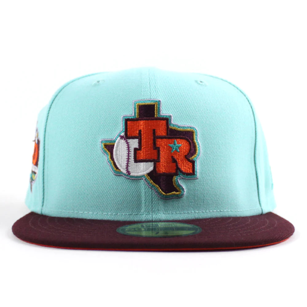 NEW ERA 德克薩斯遊騎兵隊 - 59FIFTY 40 週年紀念色調藍色栗色橙色