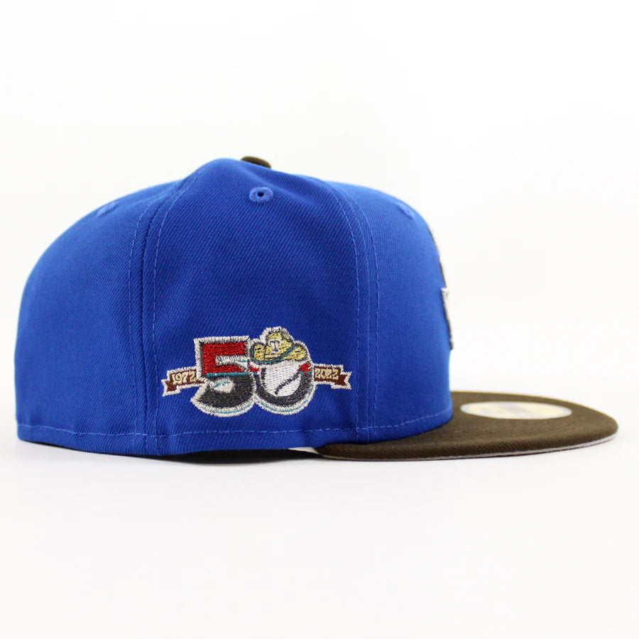 NEW ERA 德克薩斯遊騎兵隊 - 59FIFTY 50 週年藍色胡桃木灰