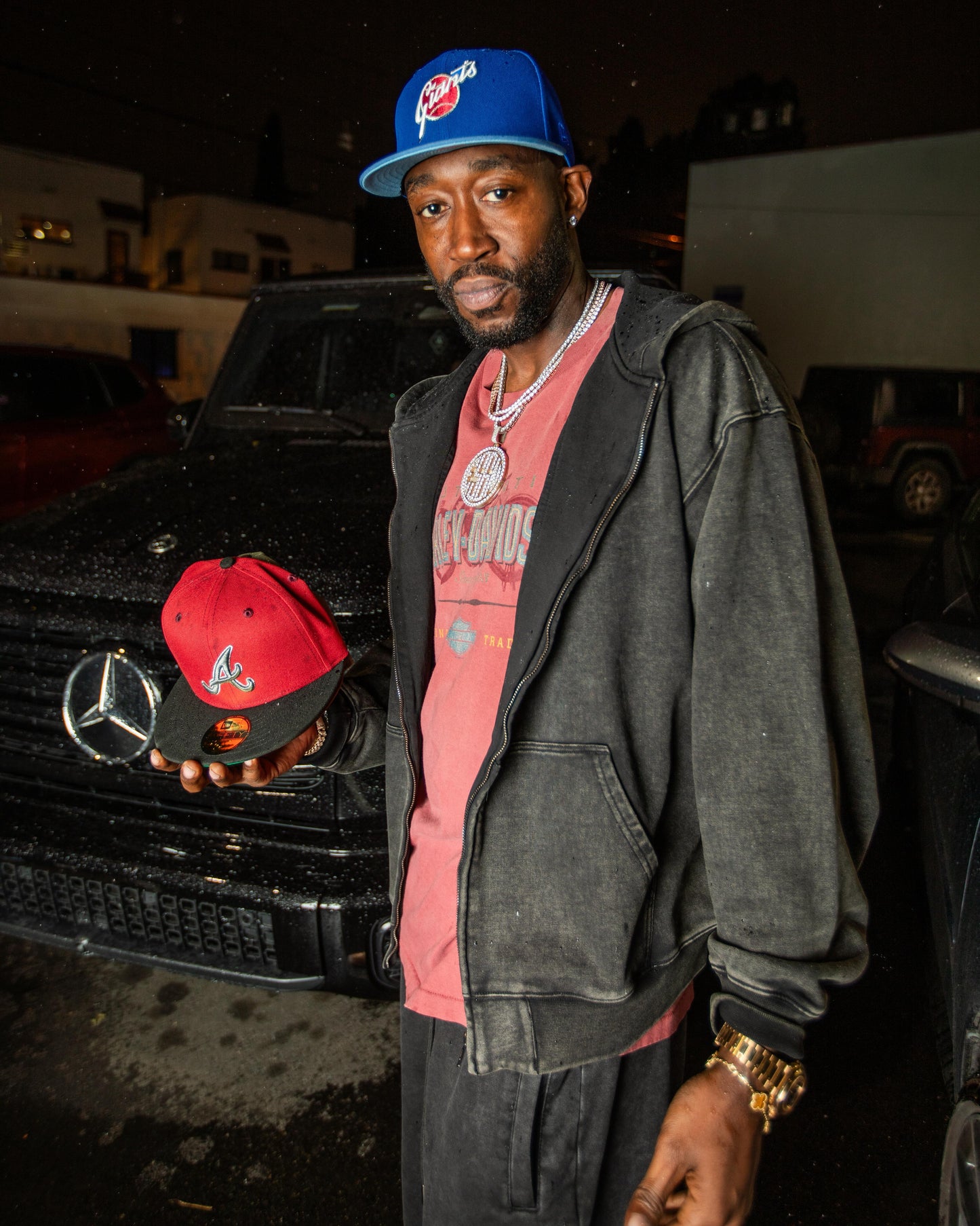 NEW ERA - ATLANTA BRAVES CO 2000 ASG 59FIFTY BRICK RED/BLACK【70982720】