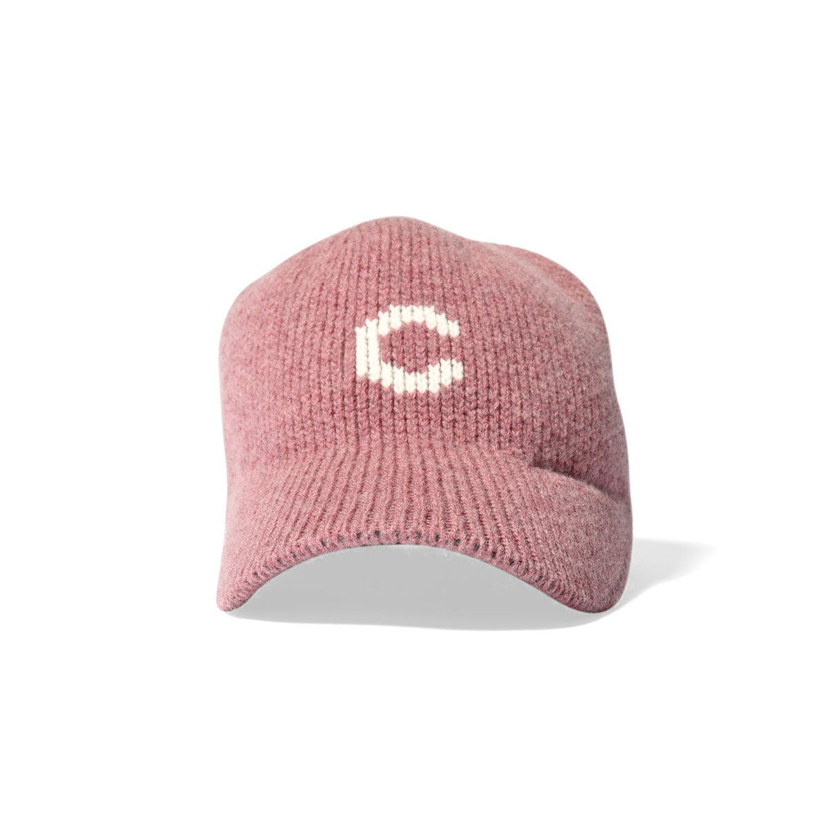 HOMEGAME - C LOGO KNIT Baseball Cap RED【HG241403】
