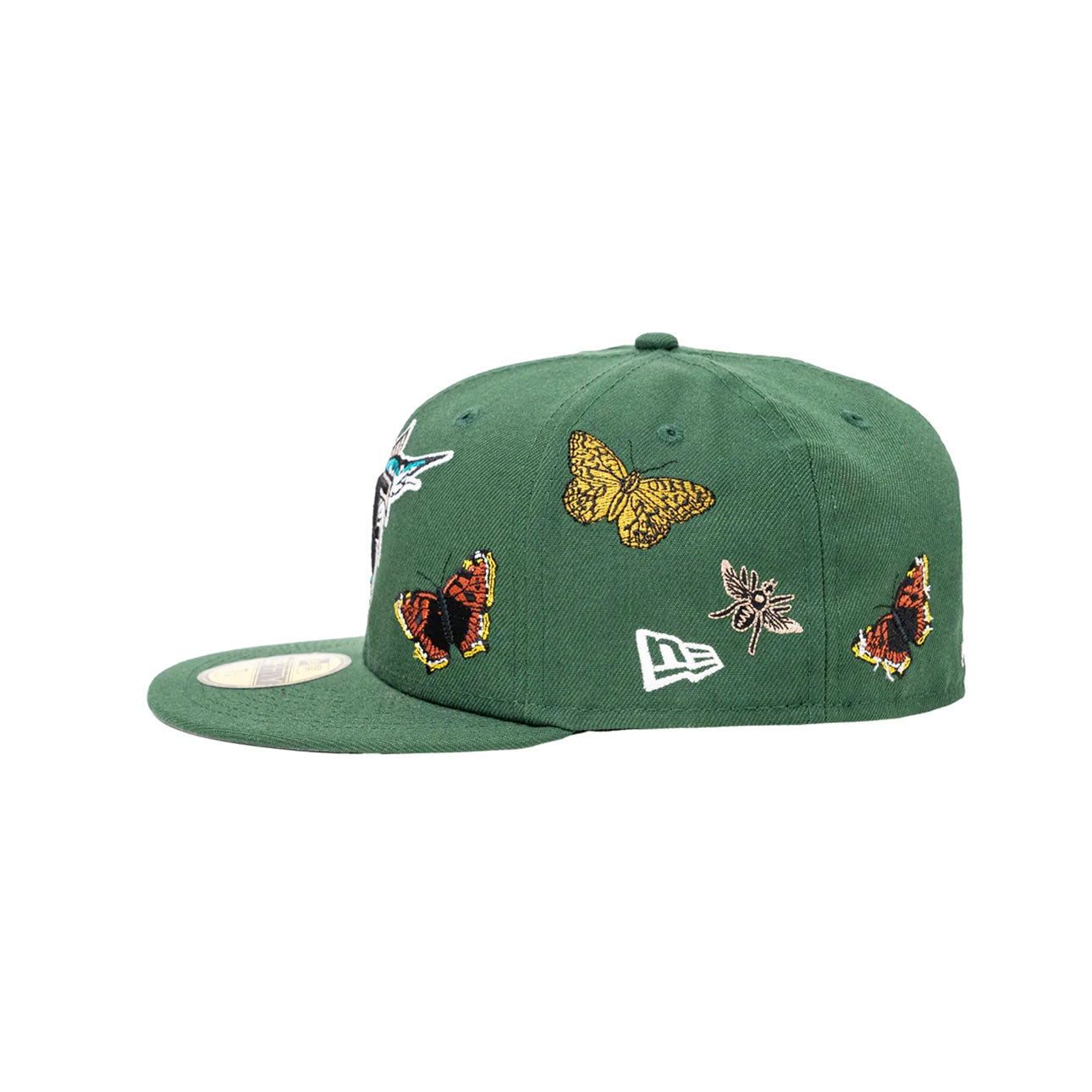NEW ERA × FELT Florida Marlines - 59FIFTY BUTTERFLY GARDEN GRN
