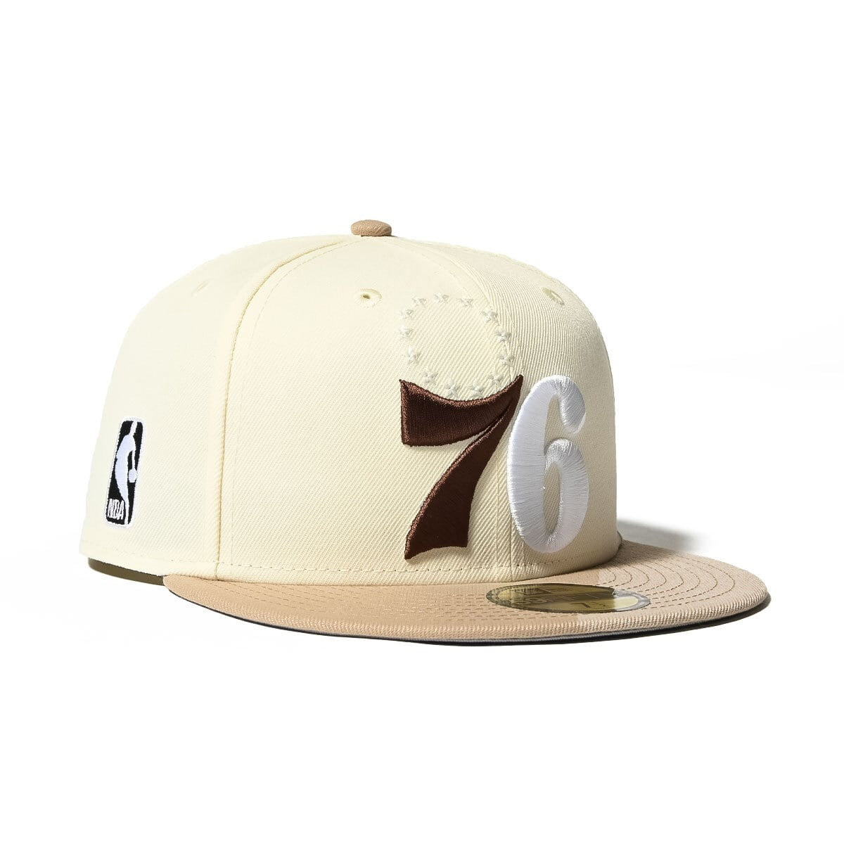 NEW ERA PHILADELPHIA 76ERS - 59FIFTY CO NBA PATCH CHROME/CAMEL 【70930055】
