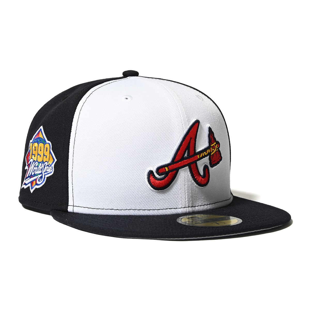 NEW ERA ATLANTA BRAVES - 59FIFTY CO 1999 WS WHITE/NAVY 【70929007】