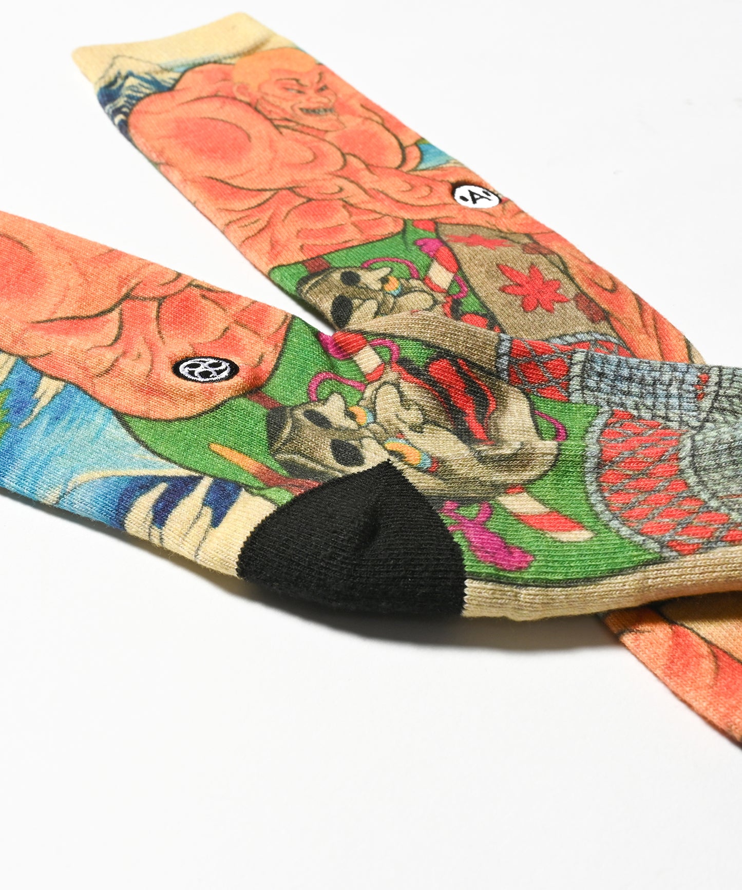 A-KILLER × THREE TIDES TATTOO × GRAPPLER BAKI SOCKS ジャックハンマー bkakttt-001