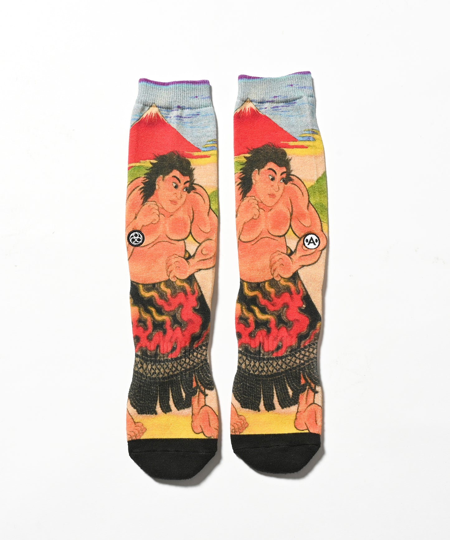 A-KILLER × THREE TIDES TATTOO × GRAPPLER BAKI SOCKS 炎 bkakttt-003