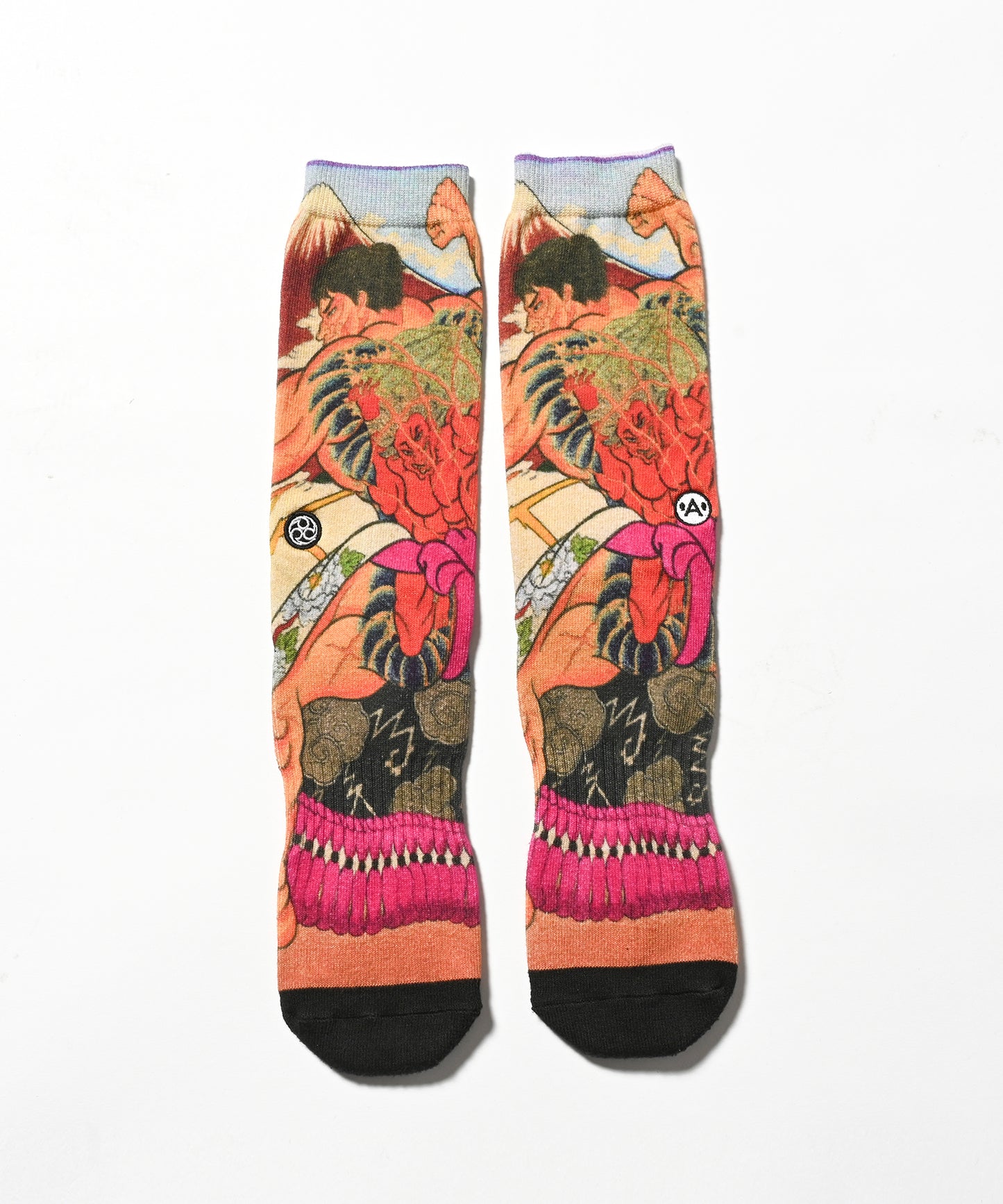 A-KILLER × THREE TIDES TATTOO × GRAPPLER BAKI SOCKS 花山薫 bkakttt-004
