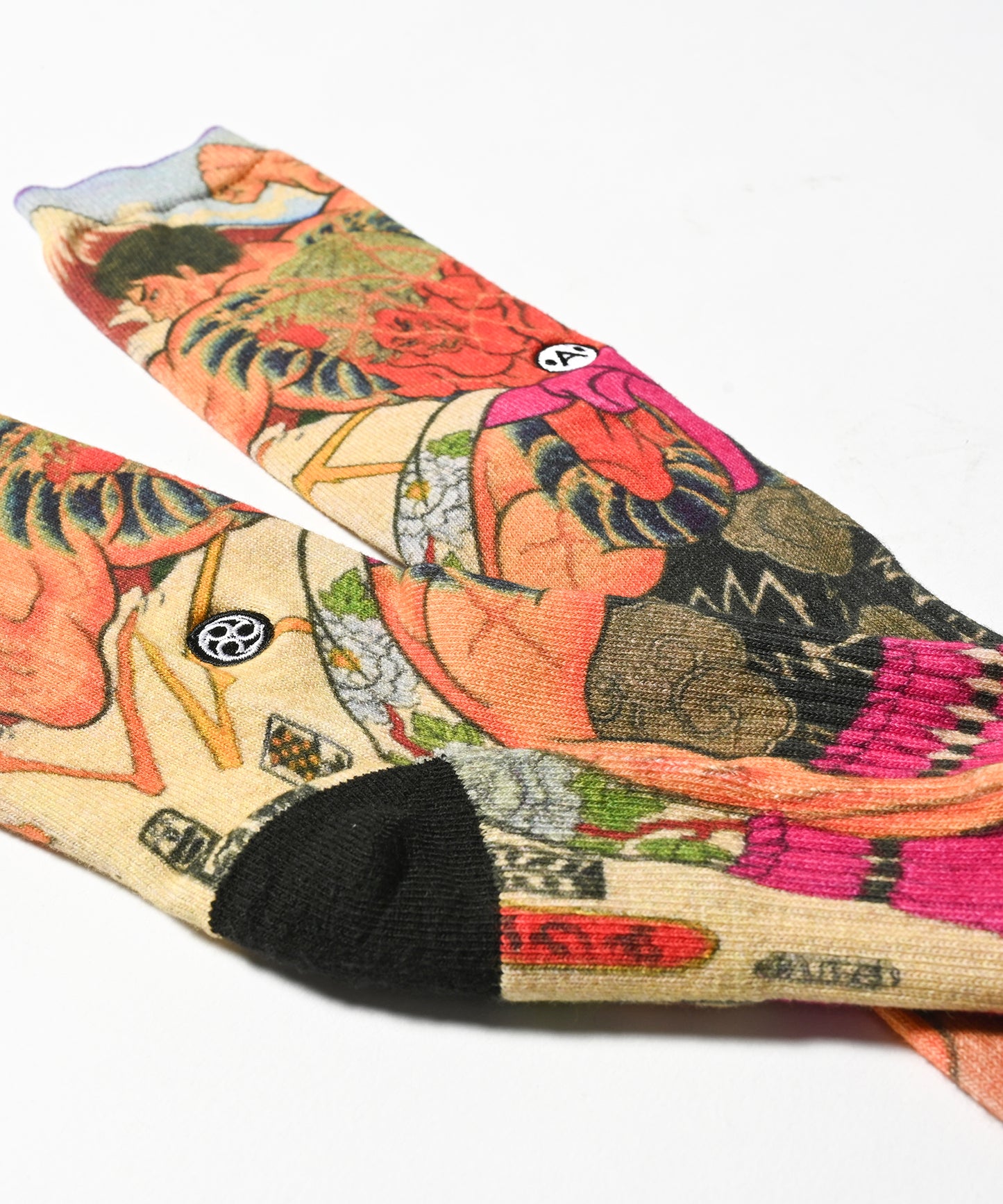 A-KILLER × THREE TIDES TATTOO × GRAPPLER BAKI SOCKS 花山薫 bkakttt-004