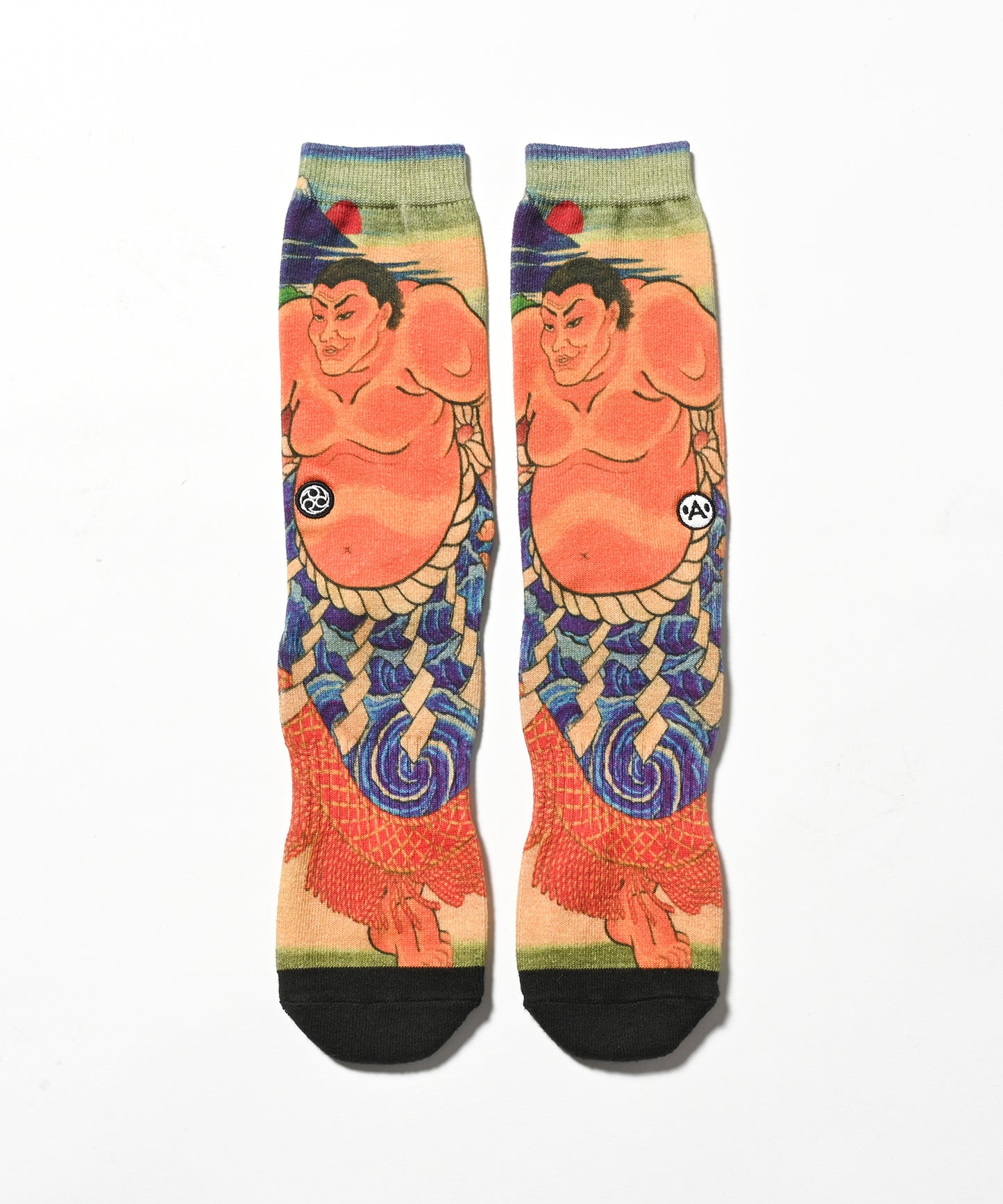 A-KILLER × THREE TIDES TATTOO × GRAPPLER BAKI SOCKS 金竜山 bkakttt-005