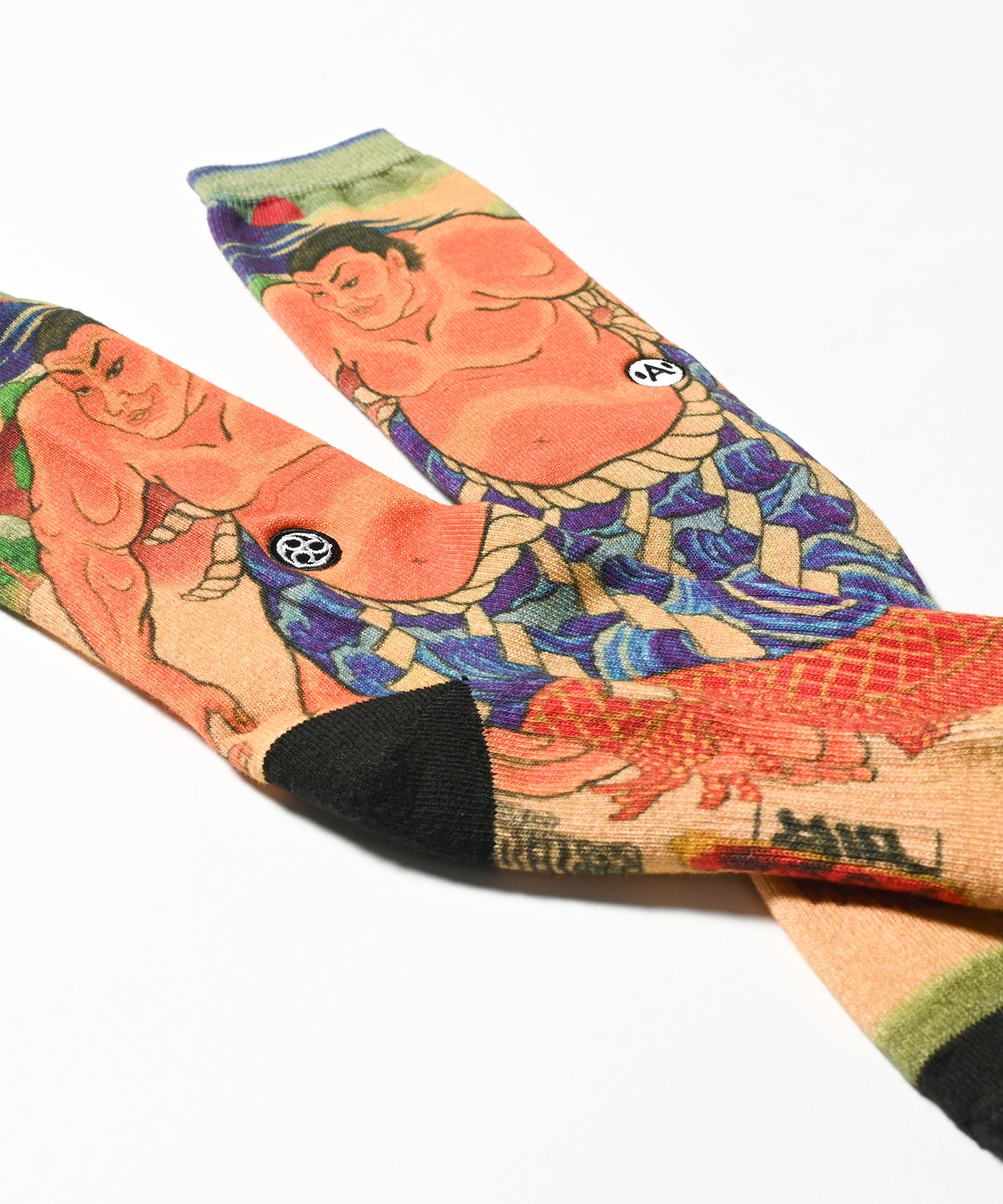A-KILLER × THREE TIDES TATTOO × GRAPPLER BAKI SOCKS 金竜山 bkakttt-005