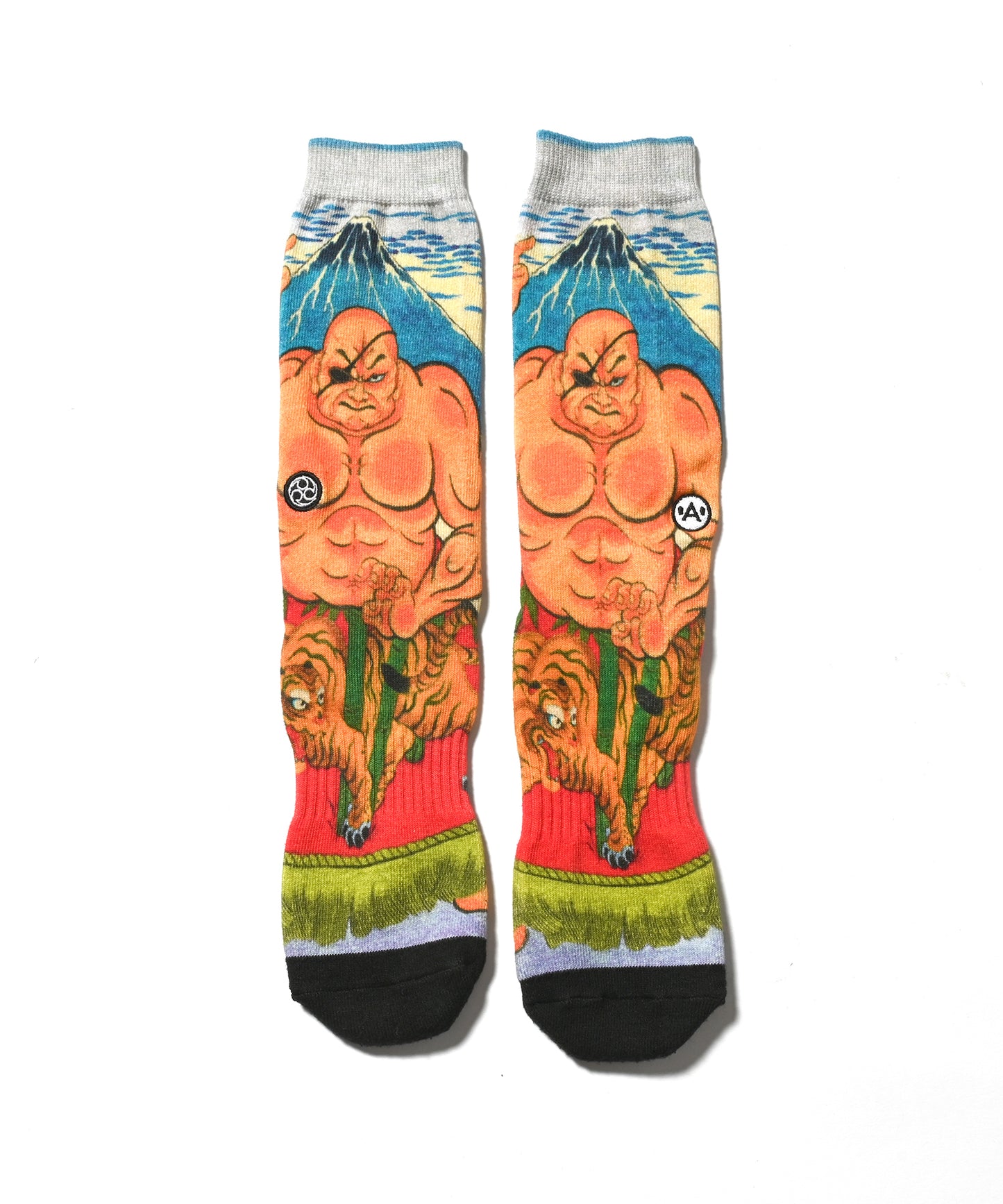 A-KILLER × THREE TIDES TATTOO × GRAPPLER BAKI SOCKS 愚地独歩 bkakttt-007