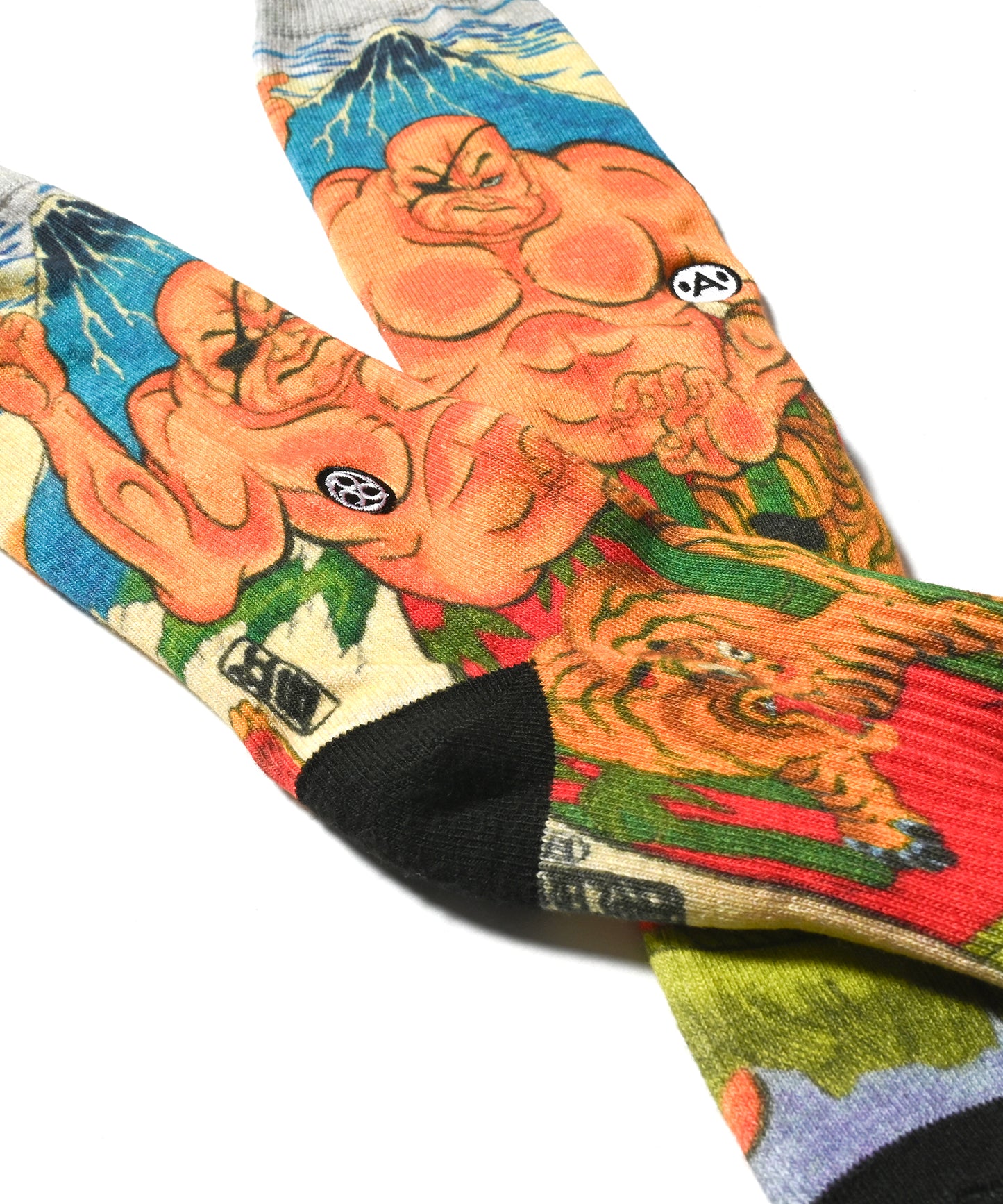 A-KILLER × THREE TIDES TATTOO × GRAPPLER BAKI SOCKS 愚地独歩 bkakttt-007