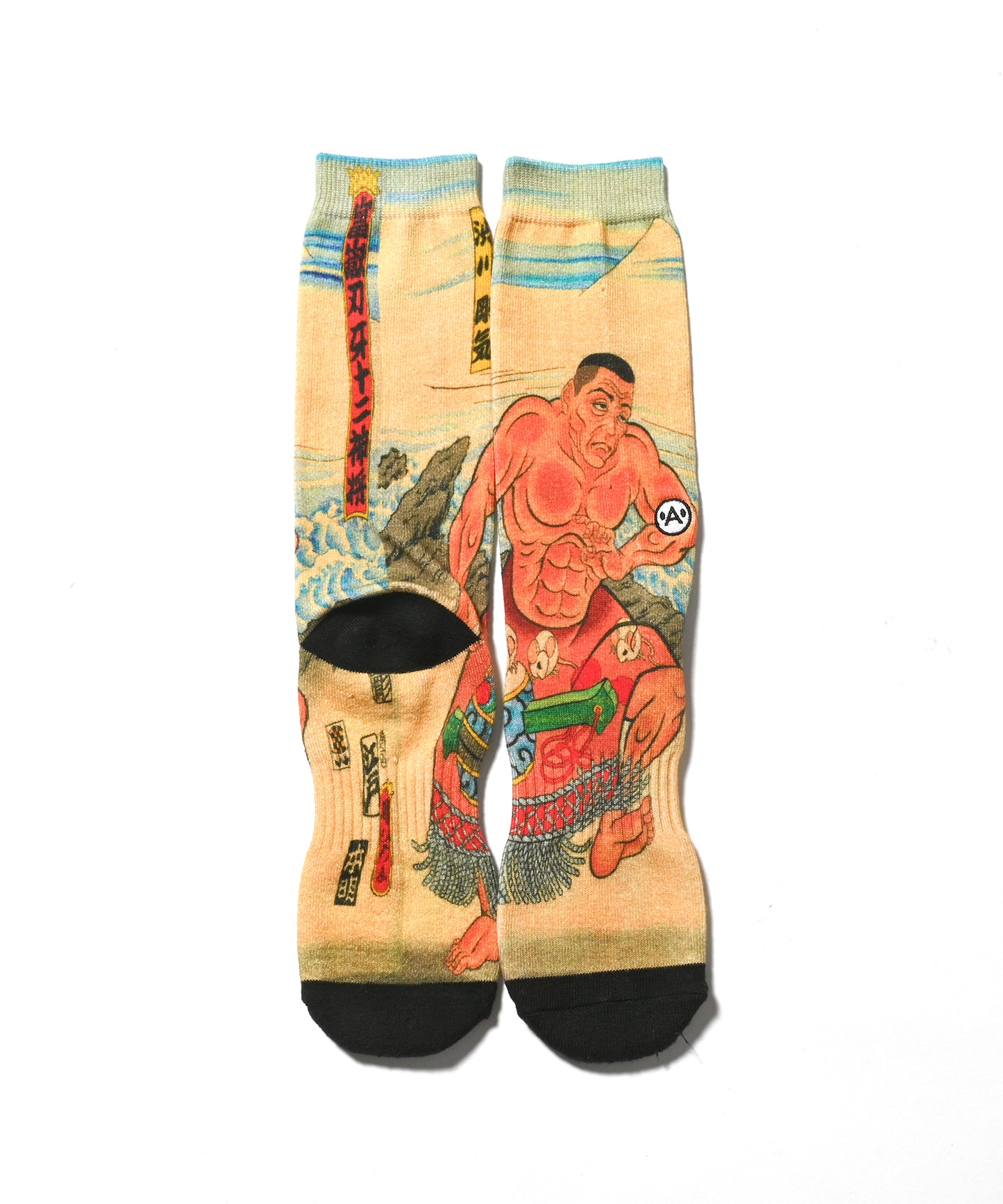 A-KILLER × THREE TIDES TATTOO × GRAPPLER BAKI SOCKS 渋川剛気 bkakttt-008